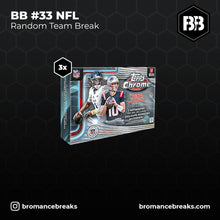 BB Break #33 / Topps Chrome NFL 1/2 Case Breakers Delight Box Break (3x Delight) / RTB (Random Team Break)