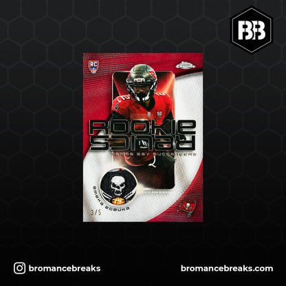 2025 NFL Topps Chrome Mega Box / SEALED NACH HAUSE