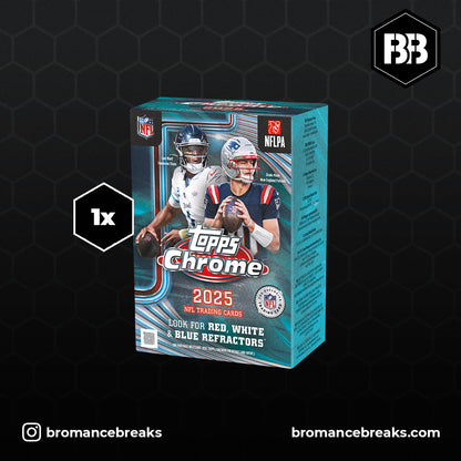 2025 NFL Topps Chrome Value Box / SEALED NACH HAUSE