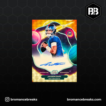 BB Break #180 / Topps Cosmic Chrome NFL 4x Hobby Box Break (4x Hobby) / P.Y.T (Pick Your Team)