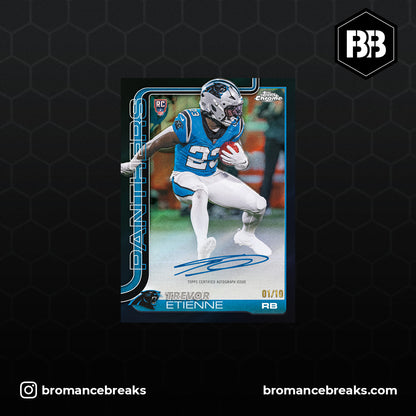 2025 NFL Topps Chrome Mega Box / SEALED NACH HAUSE
