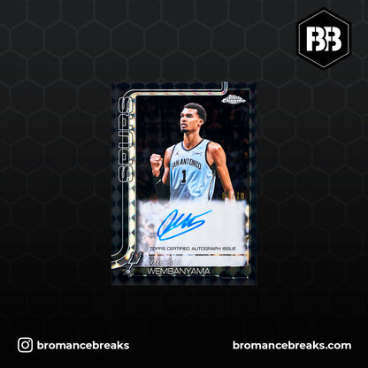 BB Break #226 / Topps Chrome Update NBA HALF CASE Hobby Box Break (6x Hobby) / P.Y.T (Pick Your Team)